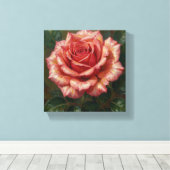 Toile de luxe encadrée SPNP_Rose_Premium (Insitu (Plancher de Bois))