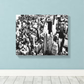 Toile De Manhattan au ciel (Insitu (Plancher de Bois))