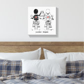 Toile de Mariage de motocyclette personnalisée Imp (Insitu(Chambre))