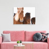 Toile De mignons chevaux islandais ensemble (Insitu(Salon))