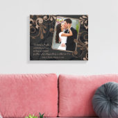 Toile de Modèle photo Brown Mariage noir (Insitu(Salon))