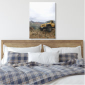 Toile de montagne Jeep jaune rubicon (Insitu(Chambre))