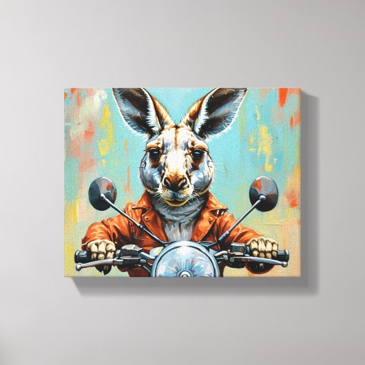 Toile de motocyclette Kangaroo (Recto)