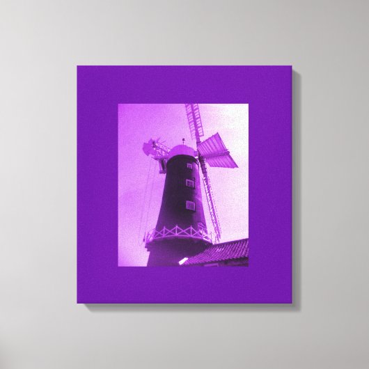 Toile de moulin à vent pourpre (Recto)