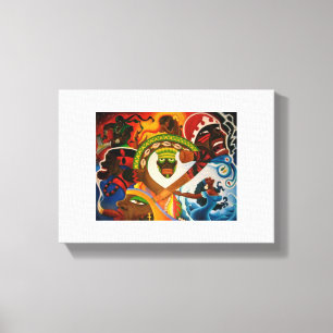 Toile de mur de 7 Orishas