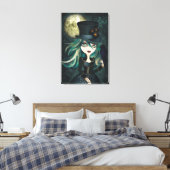 Toile de mur enveloppée par la lune de Raven (Insitu(Chambre))