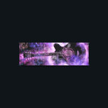 Toile de musique de guitare Imprimer violet - Pein<br><div class="desc">Rock Guitar Music - Peinture - Personnalisable - Choisissez / Ajoutez votre texte unique - Nom / Couleurs / Police / Taille / Éléments - Image / plus - Faites votre cadeau spécial - Redimensionnez et déplacez ou ajoutez des éléments / du texte avec l'outil de personnalisation ! Peinture et...</div>