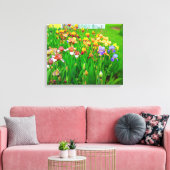 Toile de Patch Fleur Iris multicolore (Insitu(Salon))