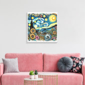 Toile de paysage de rêve de Van Gogh mur d'art (Insitu(Salon))