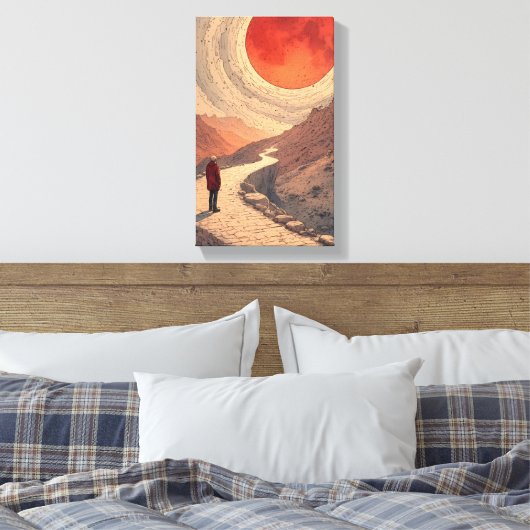 Toile de paysage Red Sun (Insitu(Chambre))