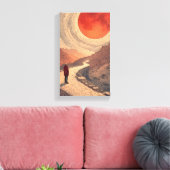 Toile de paysage Red Sun (Insitu(Salon))