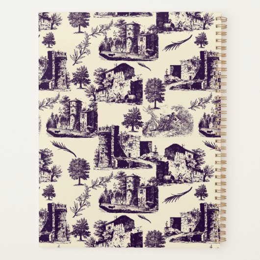 Toile de paysage vintage (Dos)