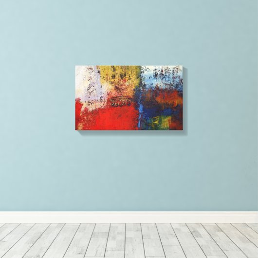 Toile de peinture Abstraite moderne (Insitu (Plancher de Bois))