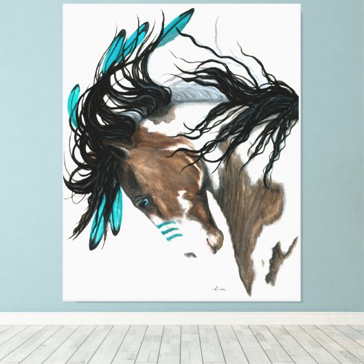 Toile de peinture de cheval Majestic Imprimer par (Insitu (Plancher de Bois))