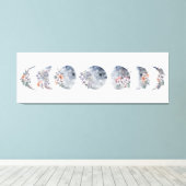 Toile de phase de lune florale (Insitu (Plancher de Bois))