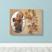 Toile de photo commémorative pour animaux de compa (Insitu (Plancher de Bois))