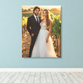 Toile de photo de mariage (Insitu (Plancher de Bois))