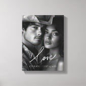 Toile de photo de mariage calligraphie élégante d' (Recto)