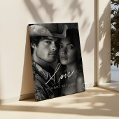 Toile de photo de mariage calligraphie élégante d'