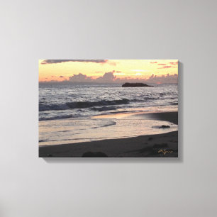 Toile de plage de coucher du soleil
