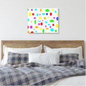 Toile de points de couleur (Insitu(Chambre))