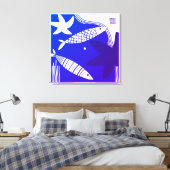 Toile de poisson et d'étoile de mer (Insitu(Chambre))