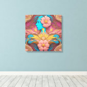 Toile de portrait Art nouveau Imprimer (Insitu (Plancher de Bois))