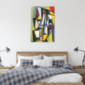 Toile de portrait Cubiste Abstraite (Insitu(Chambre))