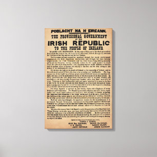 Toile de proclamation de 1916 Irlandais (copie