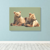 Toile de qualité supérieure enrobée 24x18 d'ours g (Insitu (Plancher de Bois))