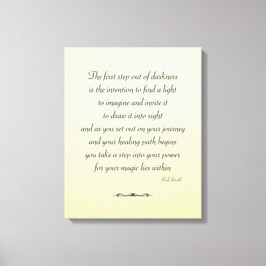 Toile de récupération Inspiration (Recto)