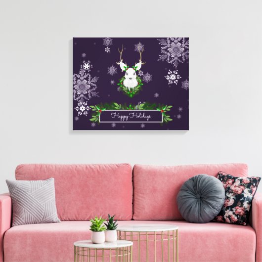 Toile de rennes pourpres (Insitu(Salon))