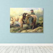 Toile De retour de la Colline, 1868 (Insitu (Plancher de Bois))