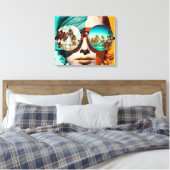 Toile de rêve californienne (Insitu(Chambre))