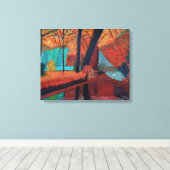Toile de rêve d'automne (Insitu (Plancher de Bois))