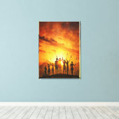 Toile de rêve tribal (Insitu (Plancher de Bois))