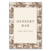 Toile de Romance Wedding Kaart (Achterkant)