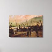 Toile De Ruijterkade in Amsterdam par Vincent van Gogh (Recto)