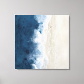 Toile de sable de plage aérienne côtière (Recto)