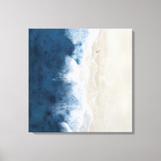 Toile de sable de plage aérienne côtière (Recto)