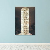 Toile de Saison', pilier représentant (Insitu (Plancher de Bois))