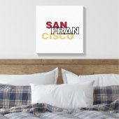 Toile de San Francisco Enveloppée (Insitu(Chambre))
