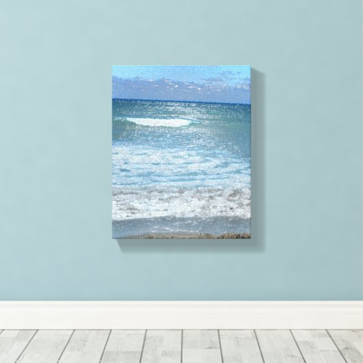 Toile de scène de plage (Insitu (Plancher de Bois))