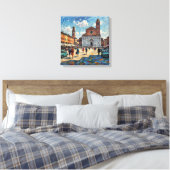 Toile de scène ensoleillée de la Piazza de Bologne (Insitu(Chambre))