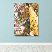Toile de séquoias et de fleurs de cerisiers (Insitu (Plancher de Bois))