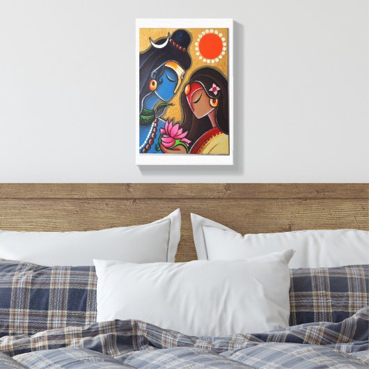 Toile de Shiv et Parvati (Insitu(Chambre))