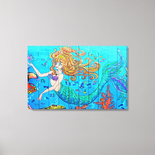 toile de sirène sous-marine (Recto)