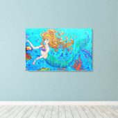 toile de sirène sous-marine (Insitu (Plancher de Bois))