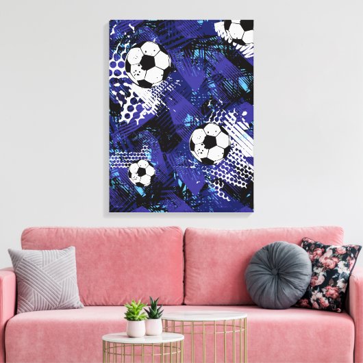 Toile de soccer Mur Art (Insitu(Salon))