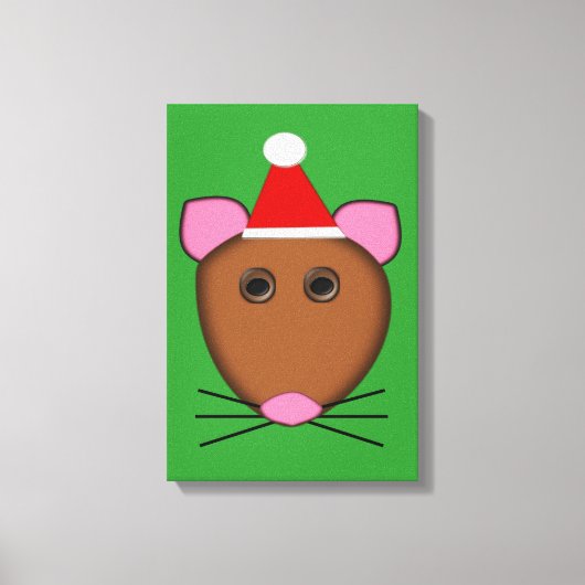 Toile de souris Joyeux Noël (Recto)